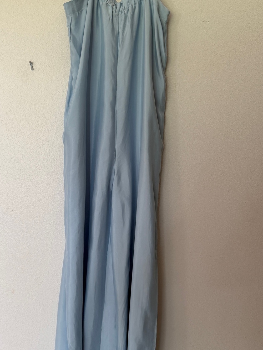 NWT- Athleta Calm Cool Romper light weight. Blue summer Wide-Leg Satin- Medium - Picture 6 of 13